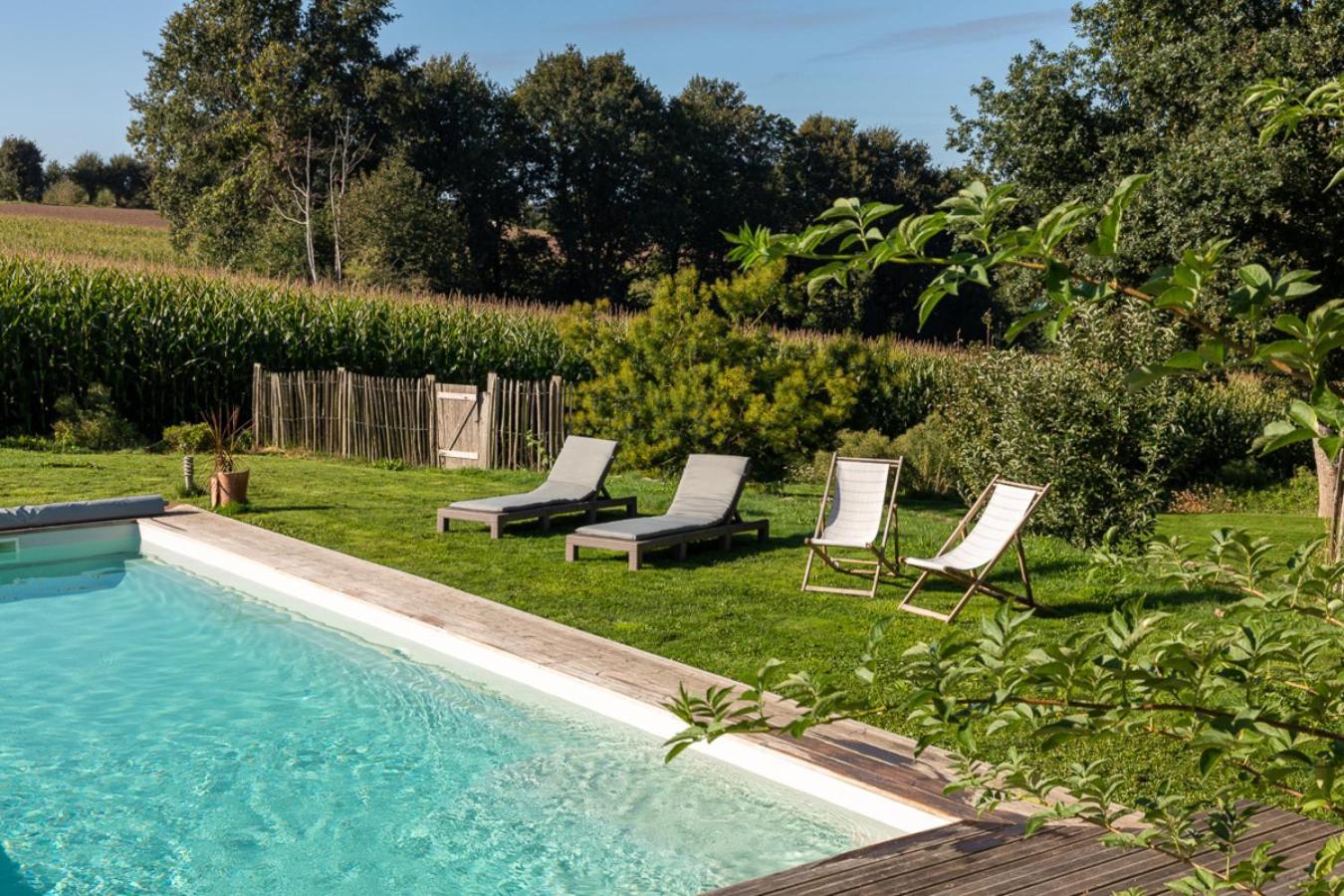 Domaine Du Kelenn, Maison D'Hotes De Charme Avec Piscine Caden Buitenkant foto